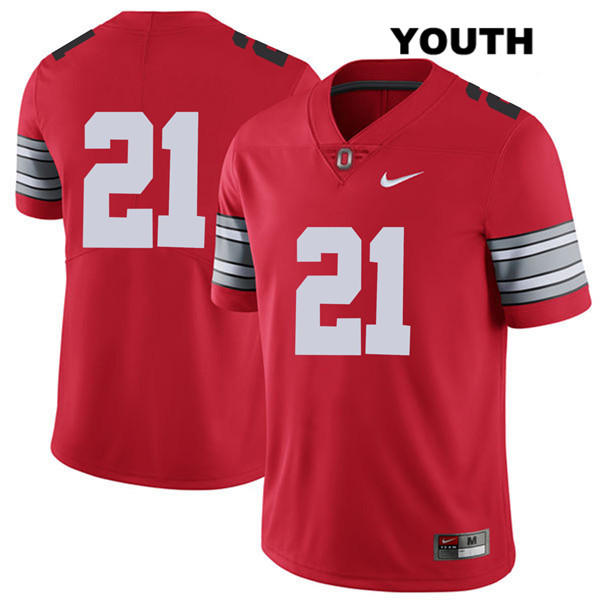 Ohio State Buckeyes Youth Parris Campbell #21 Red Authentic Nike 2018 Spring Game No Name College NCAA Stitched Football Jersey CE19B44VT